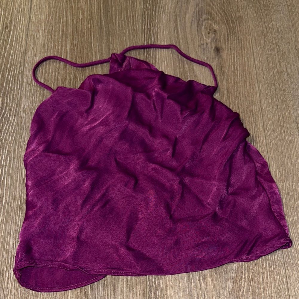 Zara Rich Purple Camisole Top